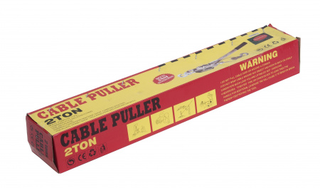 Лебедка RF-TRK8021 рычажная тяговая, 2т (двойное зубч. колесо, диаметр троса-5мм, длина троса- 1.5/3м) ROCKFORCE /1