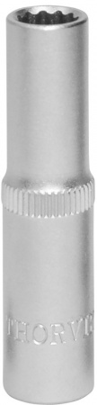 S11S22040 Головка торцевая глубокая 12-гранная 1/4"DR, 4 мм S11S22040 Головка торцевая глубокая 12-гранная 1/4"DR, 4 мм