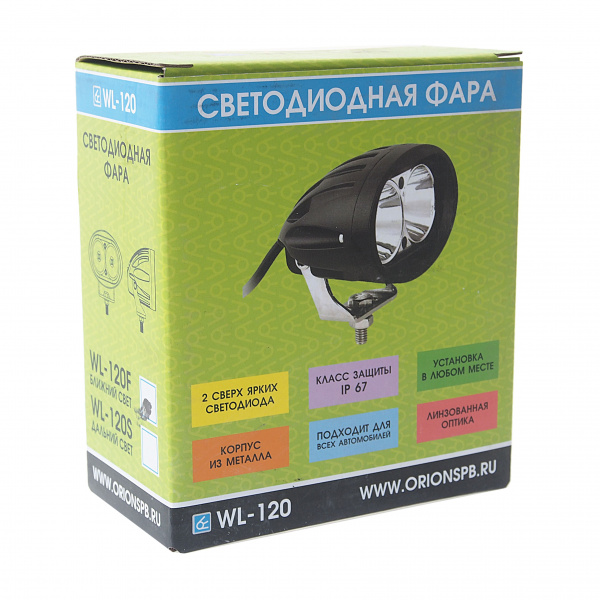 Фара рабочего света W-120F овальная, ближний свет 20W (97х63х65мм) 10-30V ВЫМПЕЛ /1/20 Фара рабочего света W-120F овальная, ближний свет 20W (97х63х65мм) 10-30V ВЫМПЕЛ /1/20