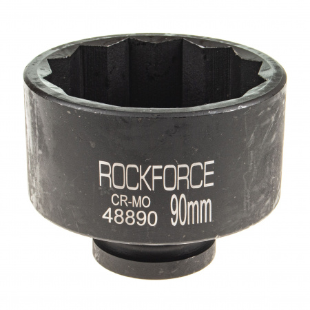 Головка торцевая 90мм 1" 12-гранная ударная L=98мм ROCKFORCE RF-48890 /1/10 Головка торцевая 90мм 1" 12-гранная ударная L=98мм ROCKFORCE RF-48890 /1/10