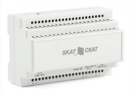 Источник вторичного электропитания резервированный SKAT-12-3,0-DIN