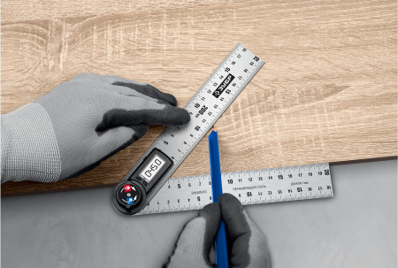 ЗУБР 200 мм, электронный транспортир-угломер, Профессионал (34294)