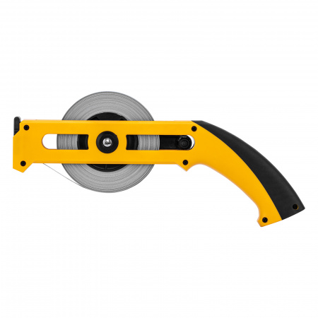 Рулетка геодезическая 30 м х 13 мм, открытый корпус, металлическая лента Denzel