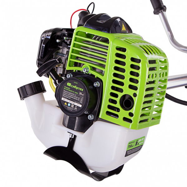 Триммер бензиновый КС-1300Н, 25 см3, неразъемная штанга, состоит из 2 частей Сибртех 