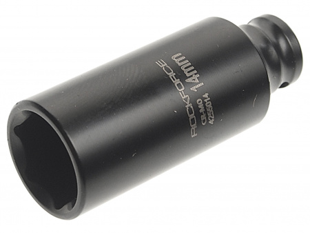 Головка торцевая 14мм 1/4" 6-гранная ударная удлиненная L= 50 мм ROCKFORCE RF-4255014 /1/10/180