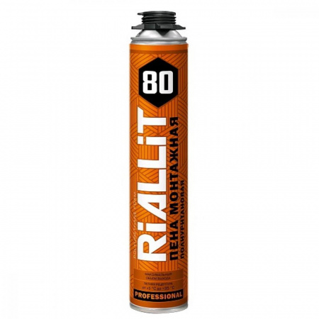 Пена монтажная профессиональная Riallit летняя 80л 1020г 850мл (12)