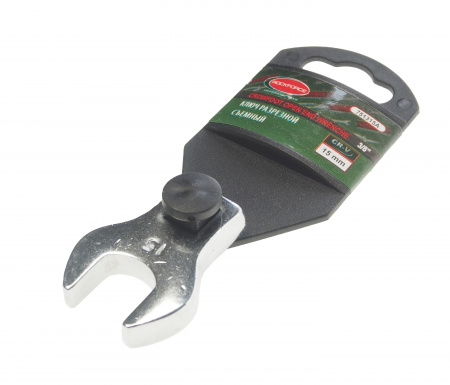 Ключ рожковый 15мм RF-751315A съемный 3/8", на пластиковом держателе ROCKFORCE /1
