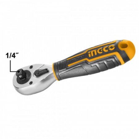 Вороток (трещотка) 1/4"х3/8" INGCO HRTH081438 INDUSTRIAL