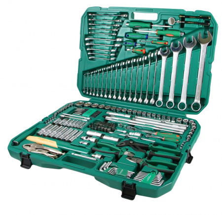 S04H524179S Набор инструмента универсальный 1/4", 1/2"DR, 179 предметов S04H524179S Набор инструмента универсальный 1/4", 1/2"DR, 179 предметов