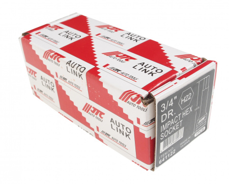 JTC Головка торцевая 3/4" HEX H22 ударная L=100мм JTC