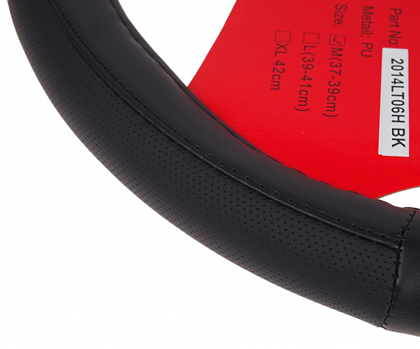 Оплетка руля MIS-2014LT06H (M) BLACK MISTAR /1/25