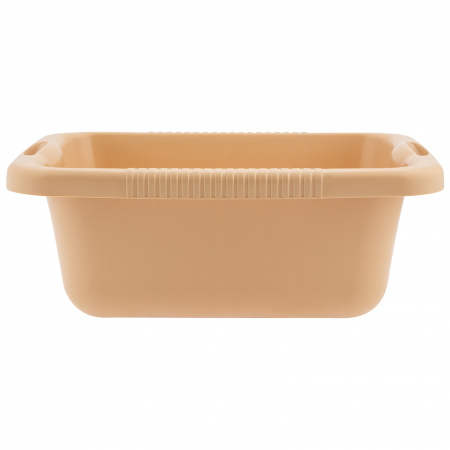 Таз пластмассовый прямоугольный 25 л, бежевый, Home Palisad