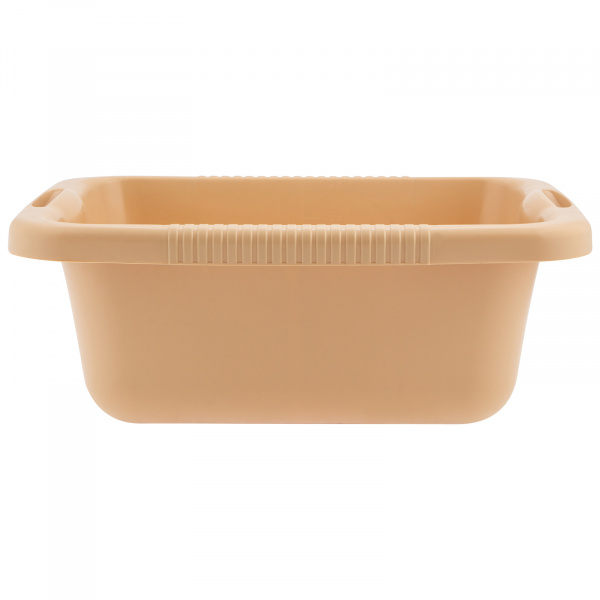 Таз пластмассовый прямоугольный 25 л, бежевый, Home Palisad