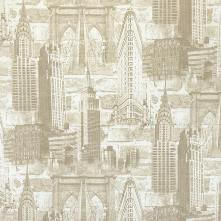 8631-21SL New York (мокко 8632-11,8633-11) обои вин. на флиз. основе г.т. 1,06*10 (Solo) 6
