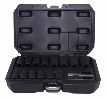 BESS1216 Набор головок торцевых спиральных для поврежденного крепежа 1/2"DR, 8-27 мм, 16 предметов BESS1216 Набор головок торцевых спиральных для поврежденного крепежа 1/2"DR, 8-27 мм, 16 предметов