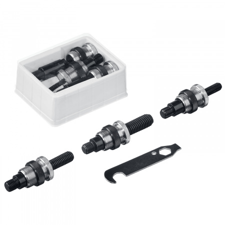 KRAFTOOL NUT-12, М3 - М12, резьбовой двуручный заклепочник в кейсе (31183)