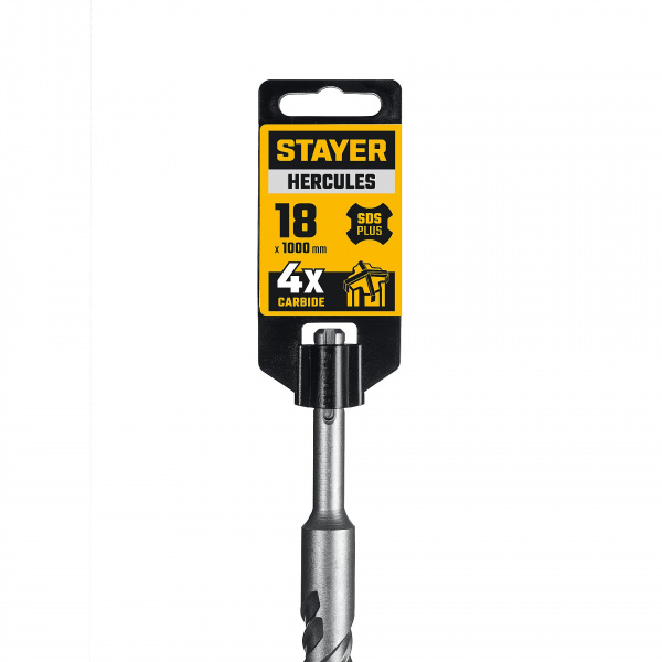 STAYER HERCULES-4Х 18x1000 мм, SDS-plus бур (29290-1000-18)