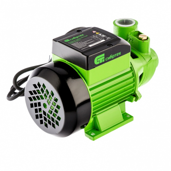 Садовый поверхностный насос СПН370-Ч, 370 Вт, напор 25 м, 1700 л/ч, чугун Сибртех 