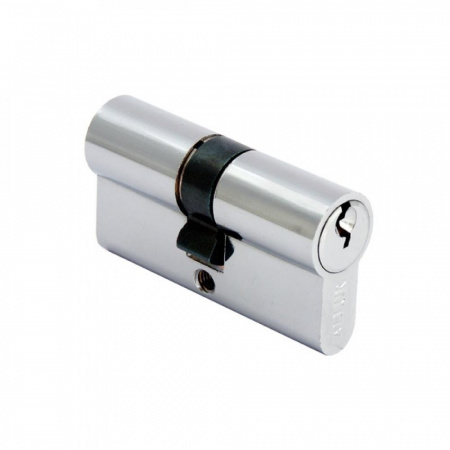 Цилиндровый механизм А 60mm (25+10+25) CP хром 3 английских ключей АЛЛЮР (50/10)