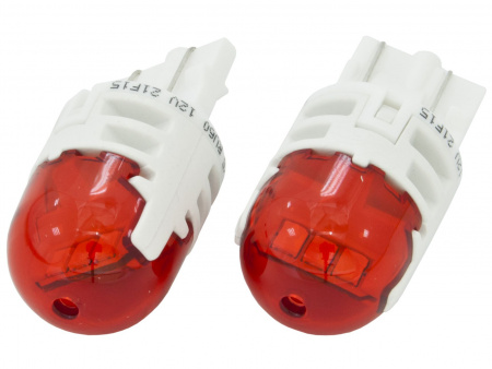 Автолампа W21/5W (W3*16q) LED RED Ultinon Pro6000 75/15Лм (2шт) 12V PHILIPS /1