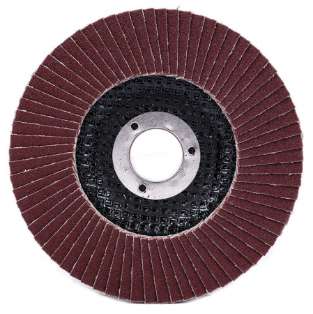 Круг MESSER шлифовальный лепестковый торцевой плоский (электрокорунд) А80(П) 125х22