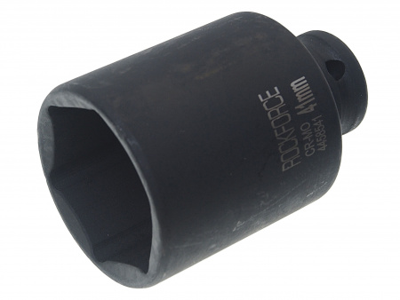 Головка торцевая 41мм 1/2" 6-гранная ударная удлиненная L=80мм ROCKFORCE RF-4458541 /1/10 Головка торцевая 41мм 1/2" 6-гранная ударная удлиненная L=80мм ROCKFORCE RF-4458541 /1/10