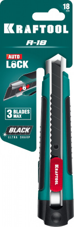 KRAFTOOL 18 мм, нож с сегментированным лезвием (09199)