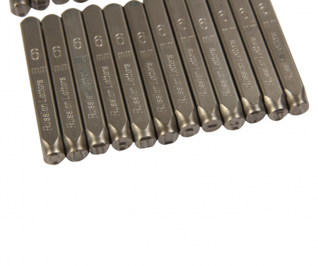 JTC Клейма буквенные кириллица 6мм (HRC 60+-2град. DIN 1451) JTC