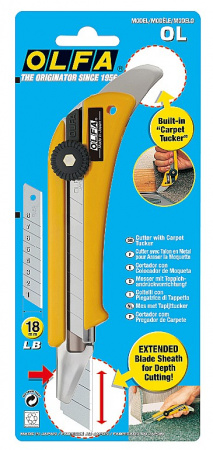 OLFA с выдвижным лезвием 18 мм, нож (OL-OL)