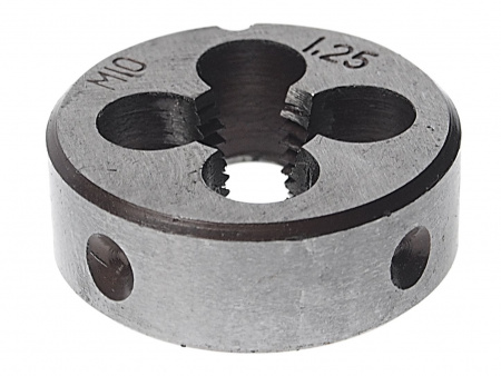 Плашка ER-01012P M10x1,25-ø30мм, в пластиковом футляреЭВРИКА /1/10