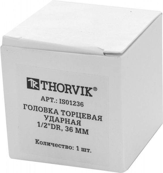 IS01236 Головка торцевая ударная 1/2"DR, 36 мм IS01236 Головка торцевая ударная 1/2"DR, 36 мм