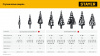 STAYER Pro-Max 4-32мм, 15 ступеней, винтовая спираль, сверло ступенчатое (29661-4-32-15)