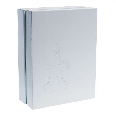 Автолампа H4 BRIGHT WHITE 12 SMD 6200K с блоком (2шт) 12-24V 6000лм MEGAPOWER /1/10