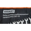 Набор комбинированных трещоточных ключей 14 шт Gigant, Сталь Cr-V, 7-24мм, grf-119