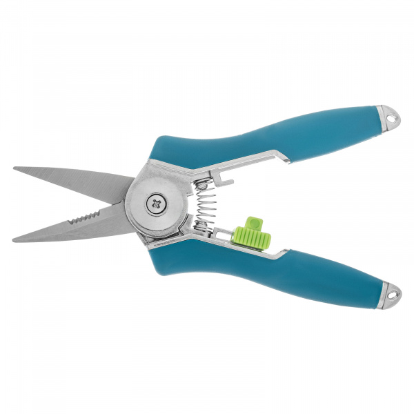 Секатор цветочный, 150 мм, металлические обрезиненные рукоятки, Luxe, Palisad