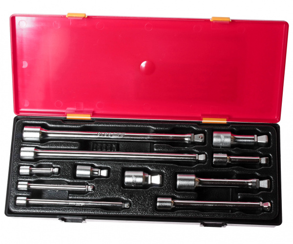 JTC Набор удлинителей плавающих под ключ 1/4",3/8",1/2" 11 предметов в кейсе JTC JTC Набор удлинителей плавающих под ключ 1/4",3/8",1/2" 11 предметов в кейсе JTC