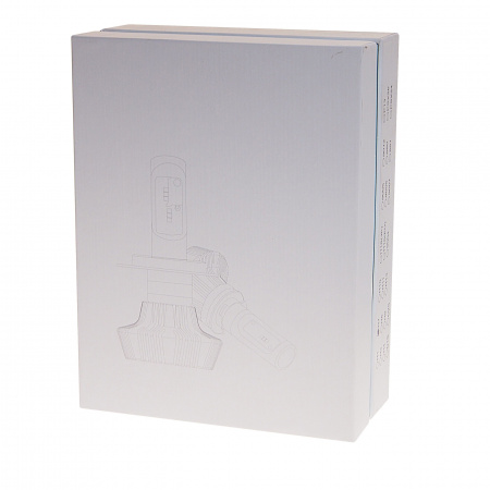 Автолампа H7 BRIGHT WHITE 6 SMD 6200K с блоком (2шт) 12-24V 6000лм MEGAPOWER /1/10