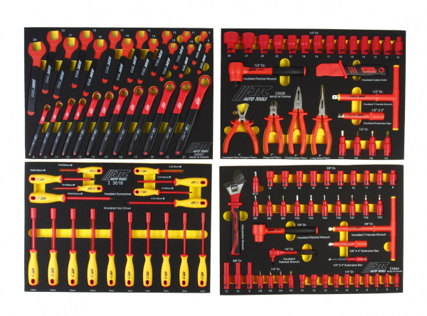 JTC Набор инструментов 115 предметов изолированных комплект JTC
