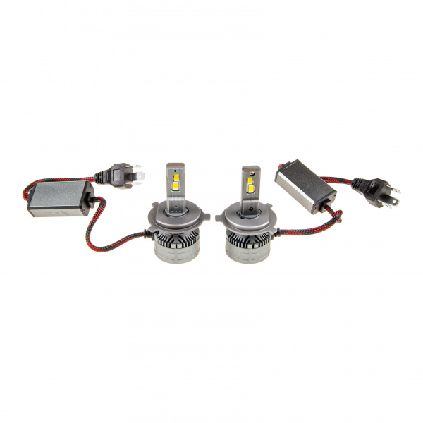Автолампа H4 S6 LED Chip 3570 48W 3800lm 6000K с кулером (2шт) 12-24V / 1/50