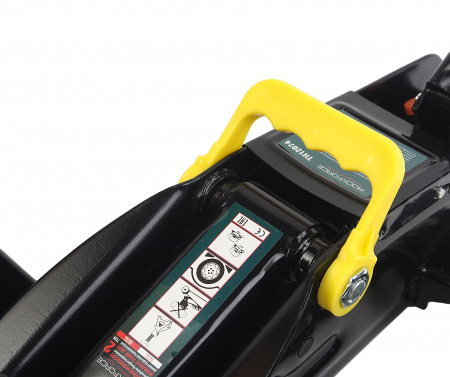 Домкрат гидравлический RF-TH12074 подкатной 2т (h min 130мм.h max 330мм) рем.подставки 2т h min 260мм.h max 410мм ROCKFORCE/1