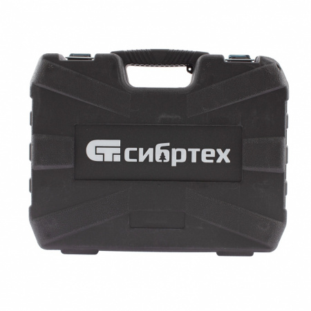 Набор инструмента, 1/2", 1/4", пластиковый кейс, 108 предметов Сибртех Набор инструмента, 1/2", 1/4", пластиковый кейс, 108 предметов Сибртех
