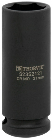 S23S2122 Головка торцевая ударная глубокая 1/2"DR, 22 мм
