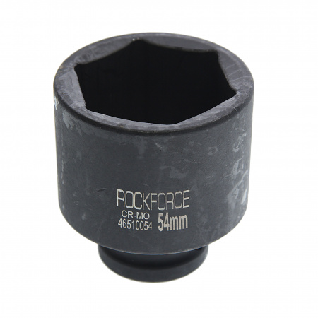 Головка торцевая 54мм 3/4" 6-гранная ударная удлиненная L=80мм ROCKFORCE RF-46510054 /1/30