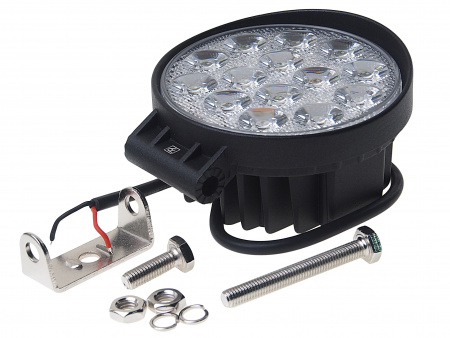 Фара рабочего света W-142CF круглая, ближний свет 42W (114х128х65мм) 10-30V ВЫМПЕЛ /1/20