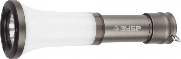 ЗУБР 15 LED, 4000 K, светодиодный фонарь в алюминиевом корпусе (56205)