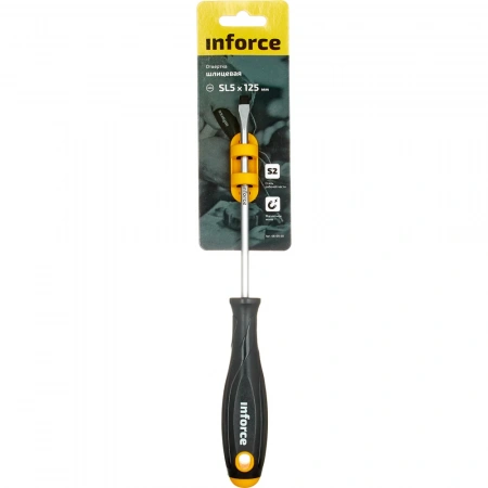 Шлицевая отвертка Inforce SL5.5x125 06-09-60