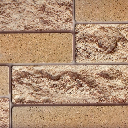 Панель стеновая ПВХ кирпич облицовочный 0,98х0,49м Грейс (10)