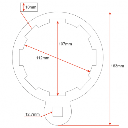 JTC Ключ для замены топливного фильтра JTC