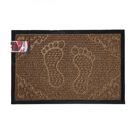 Коврик придверный BAIZHENG 50*80 (Welcome) хаки (Bay) (30)
