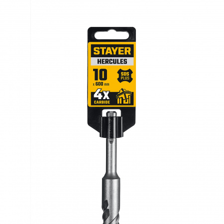 STAYER HERCULES-4Х 10x600 мм, SDS-plus бур (29290-600-10)
